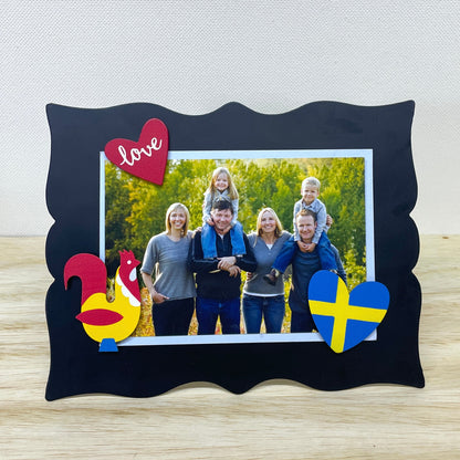 Swedish Heart Flag Magnet
