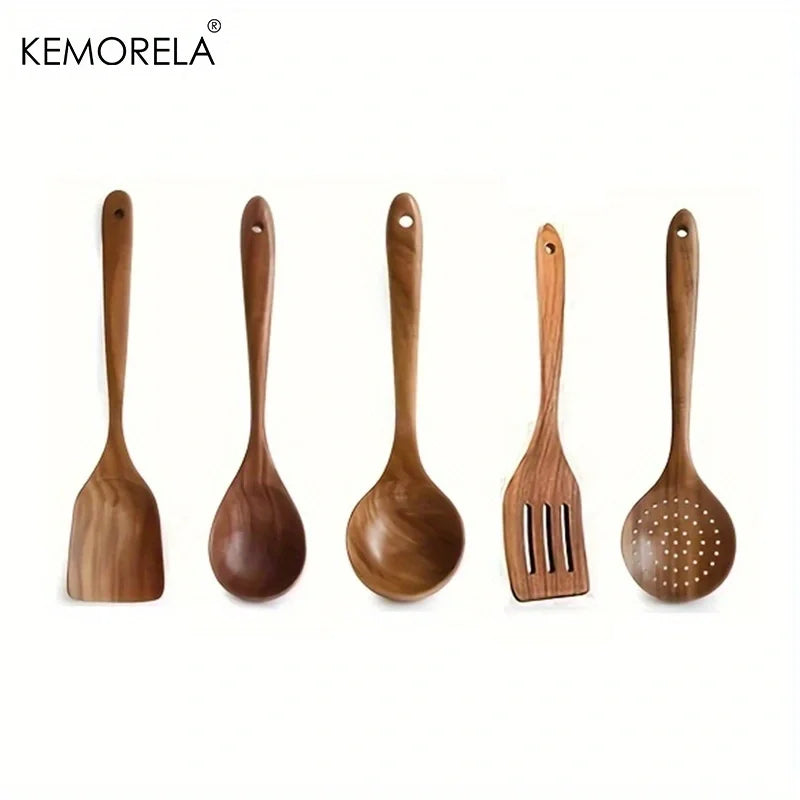 Thailand Teak Cooking Utensils