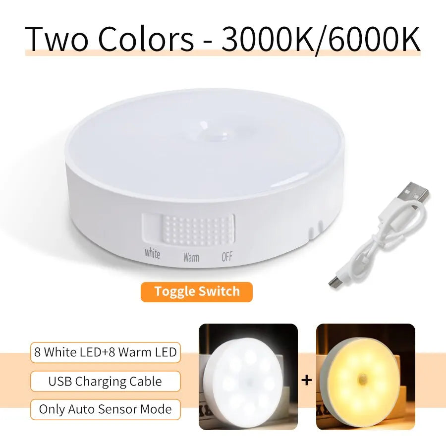 Rechargeable LED Lights, Motion Sensor
