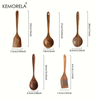 Thailand Teak Cooking Utensils