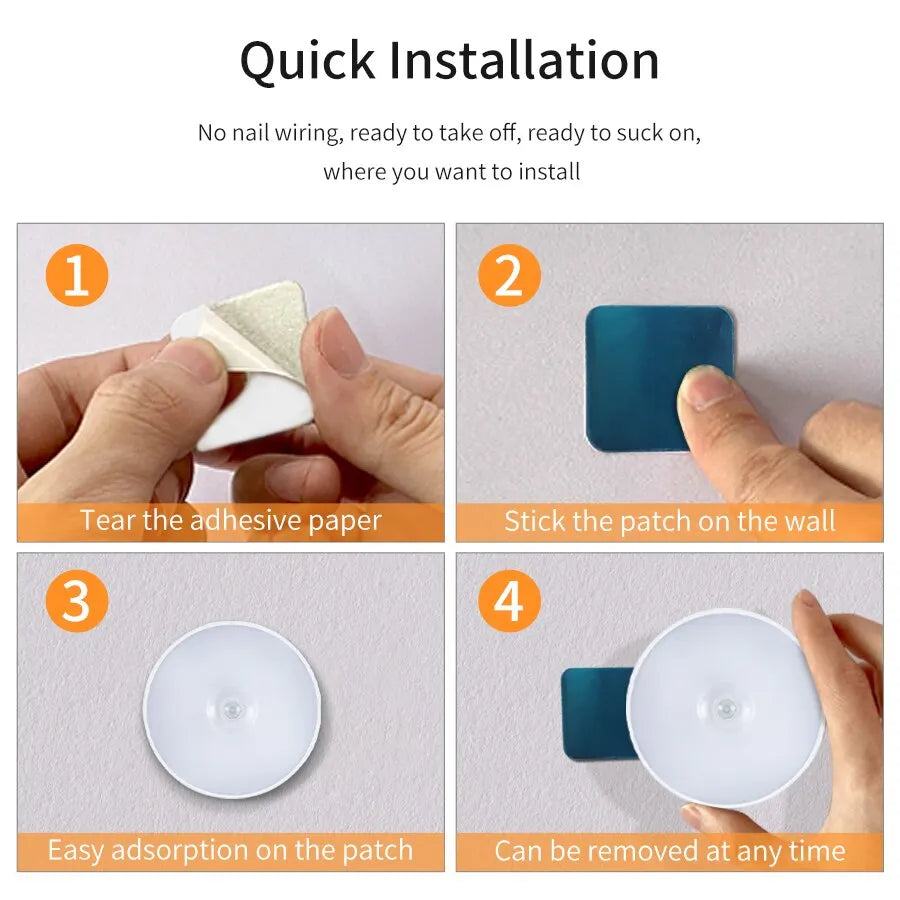 Rechargeable LED Lights, Motion Sensor