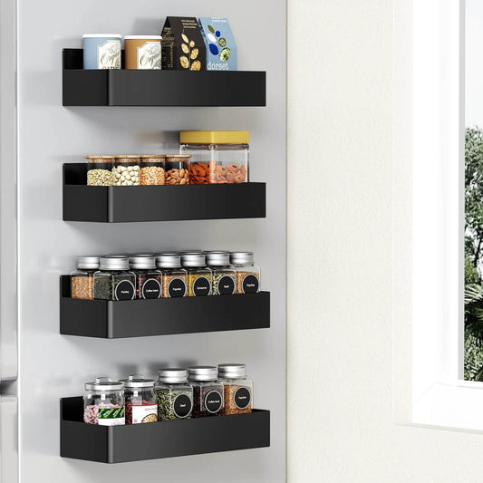 Magnetic Spice Rack/Shelf Set for Refrigerator
