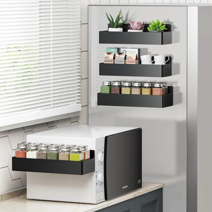 Magnetic Spice Rack/Shelf Set for Refrigerator