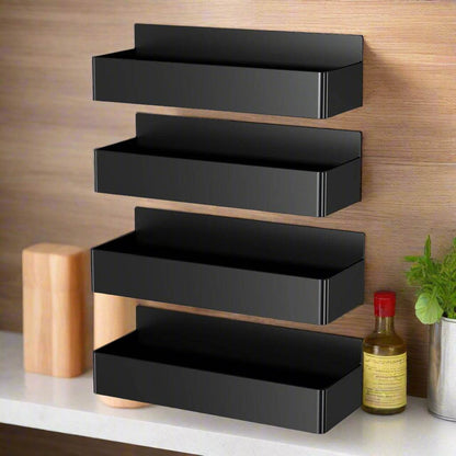 Magnetic Spice Rack/Shelf Set for Refrigerator