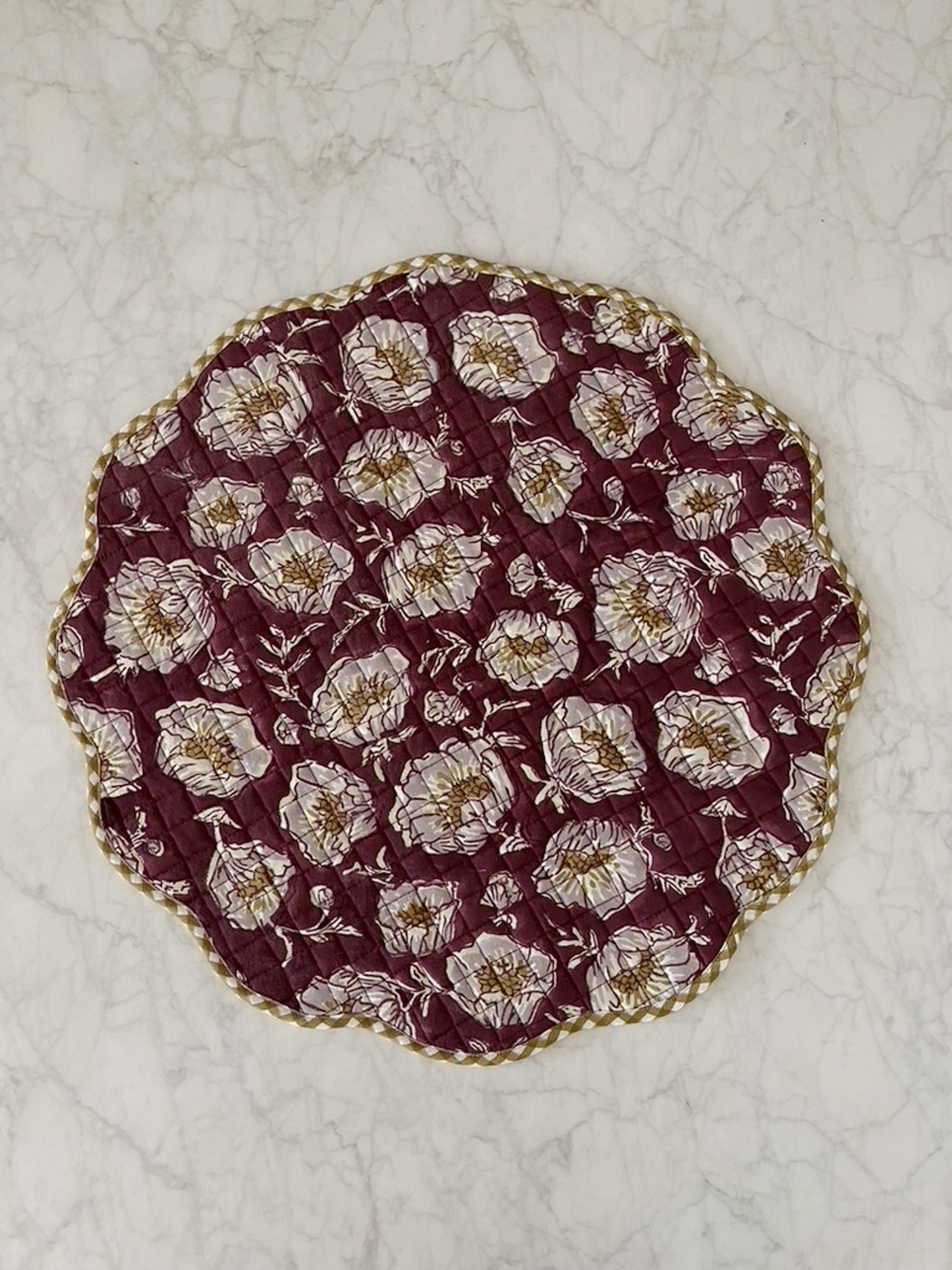 Quilted Scalloped Placemats