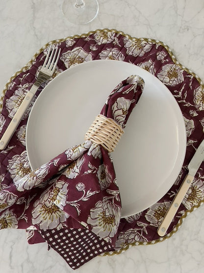 Quilted Scalloped Placemats