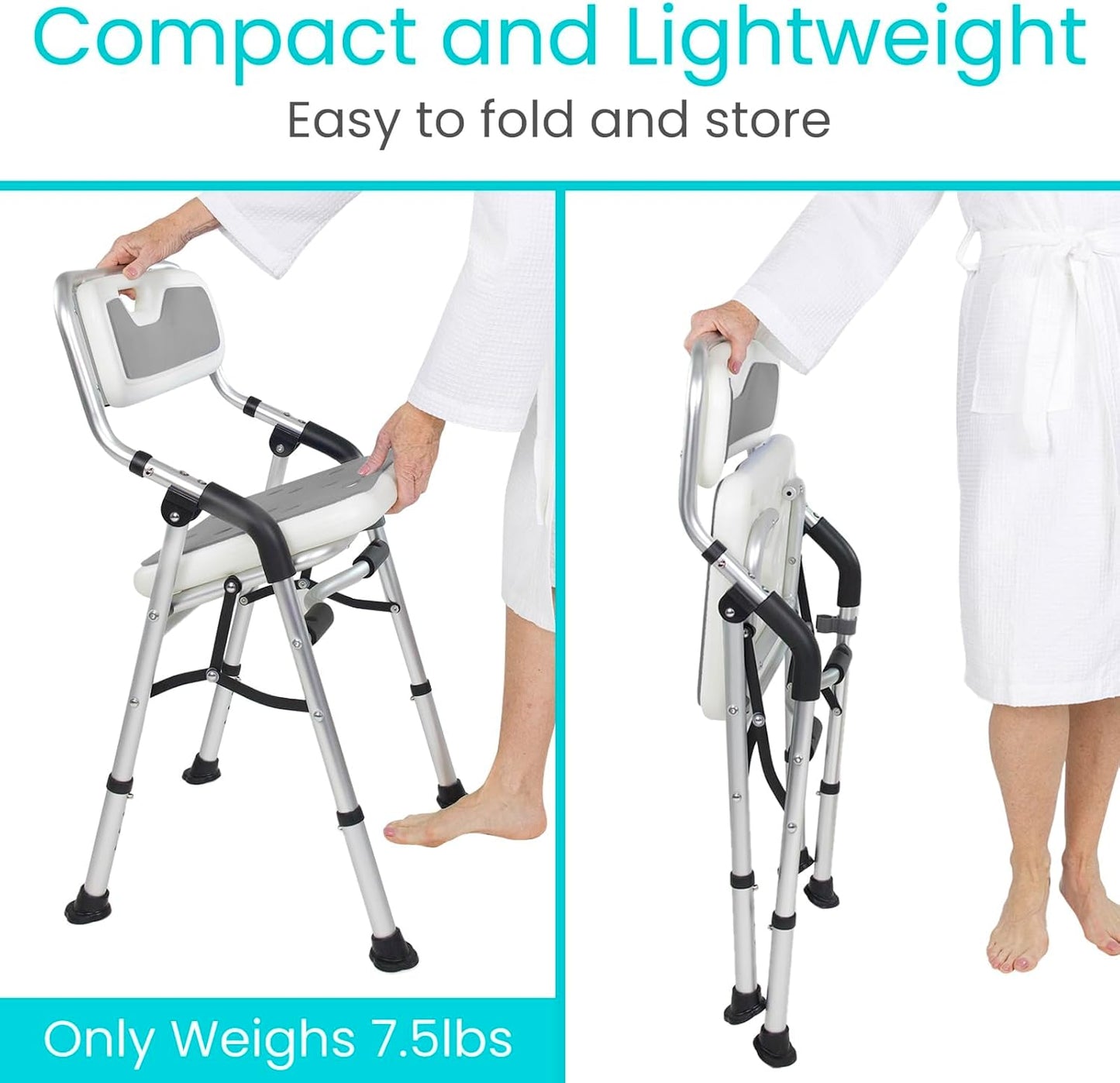Shower Chair Portable & Foldable