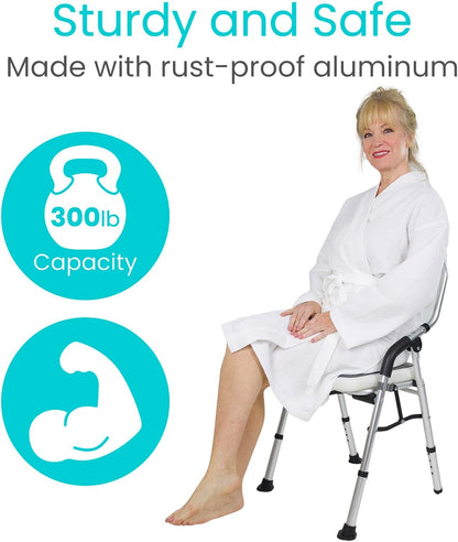 Shower Chair Portable & Foldable