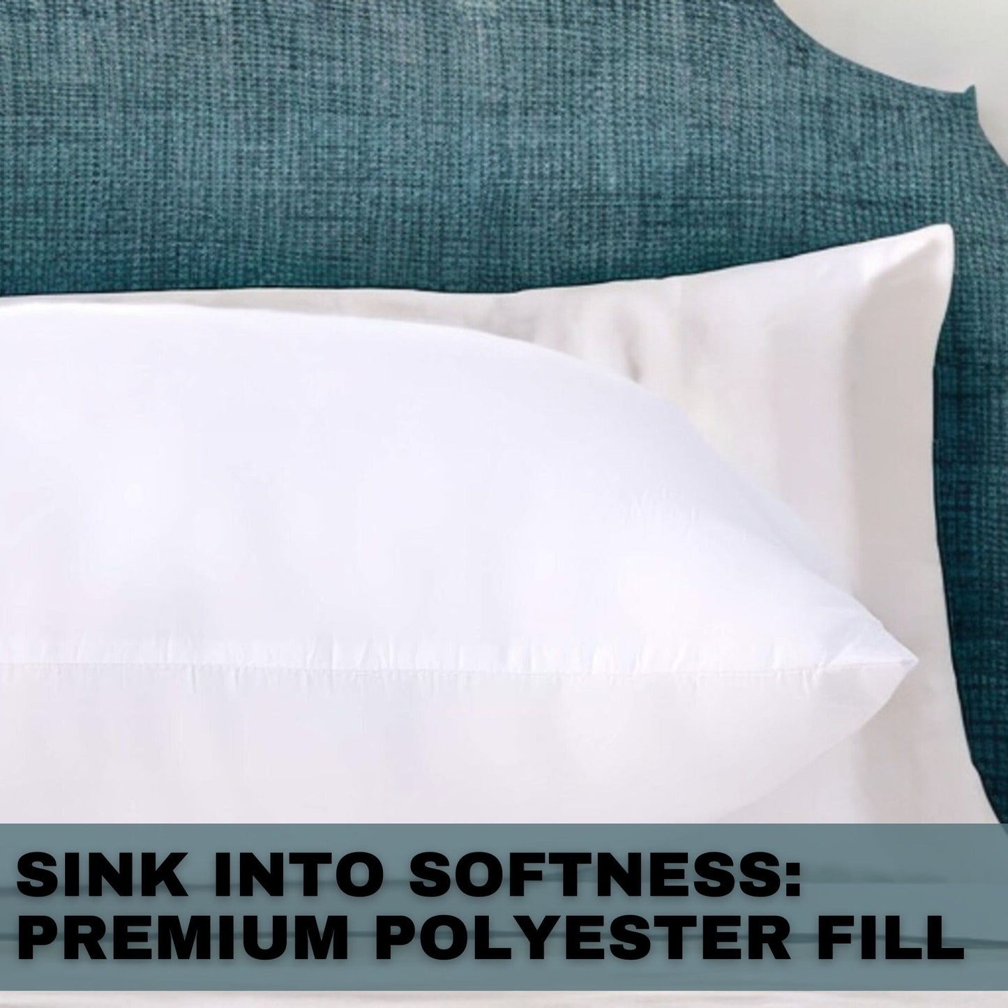 20x28 Pillow Insert - Polyester, Perfect for Side and Back Sleepers