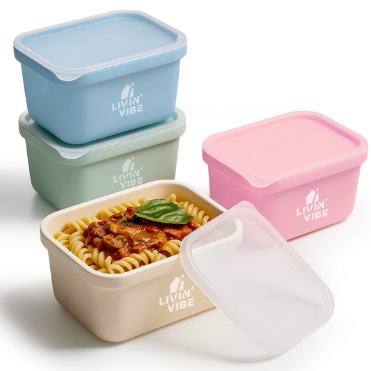 Silicone Freezer Tray Set with Lids