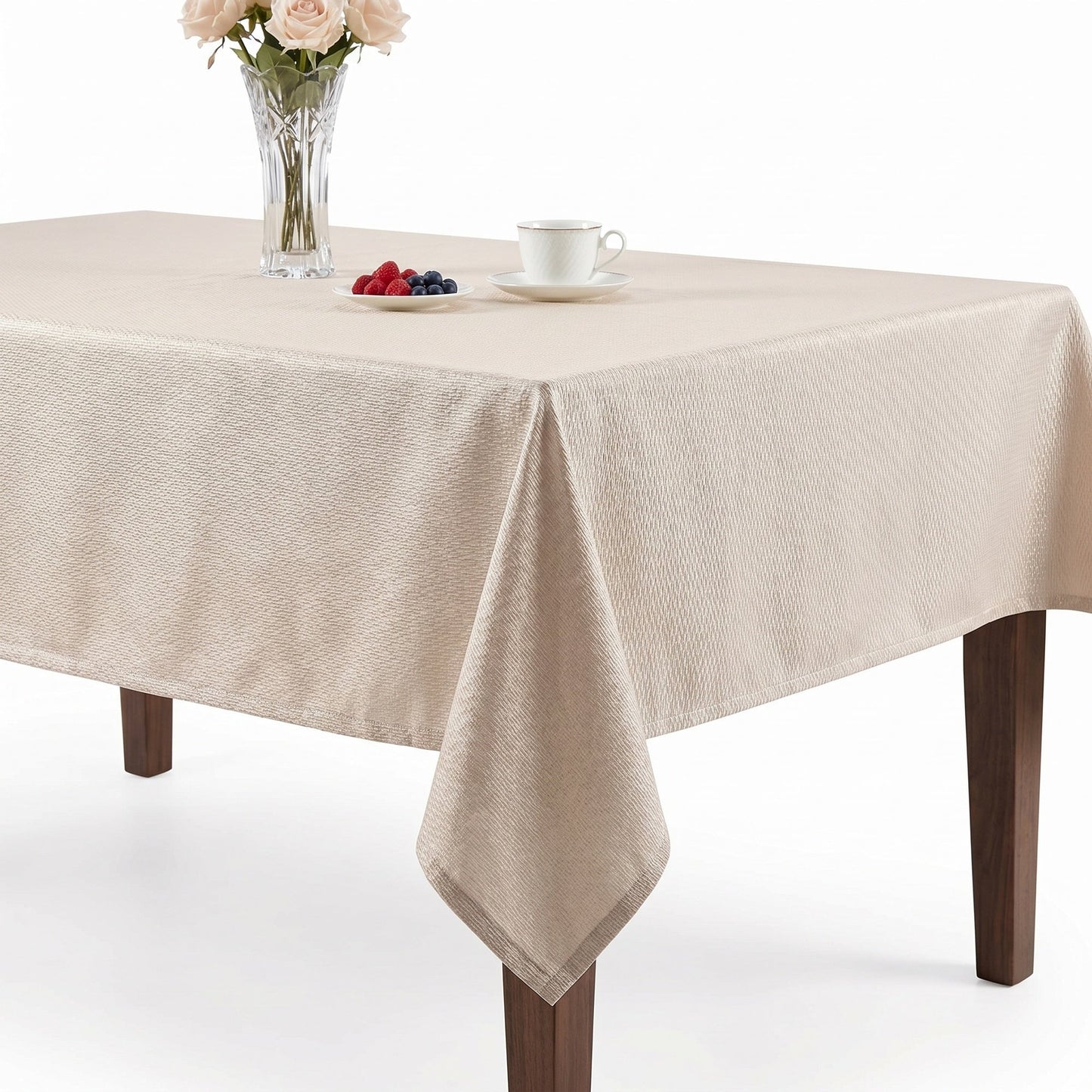 Sprite Jacquard Tablecloth – Blush