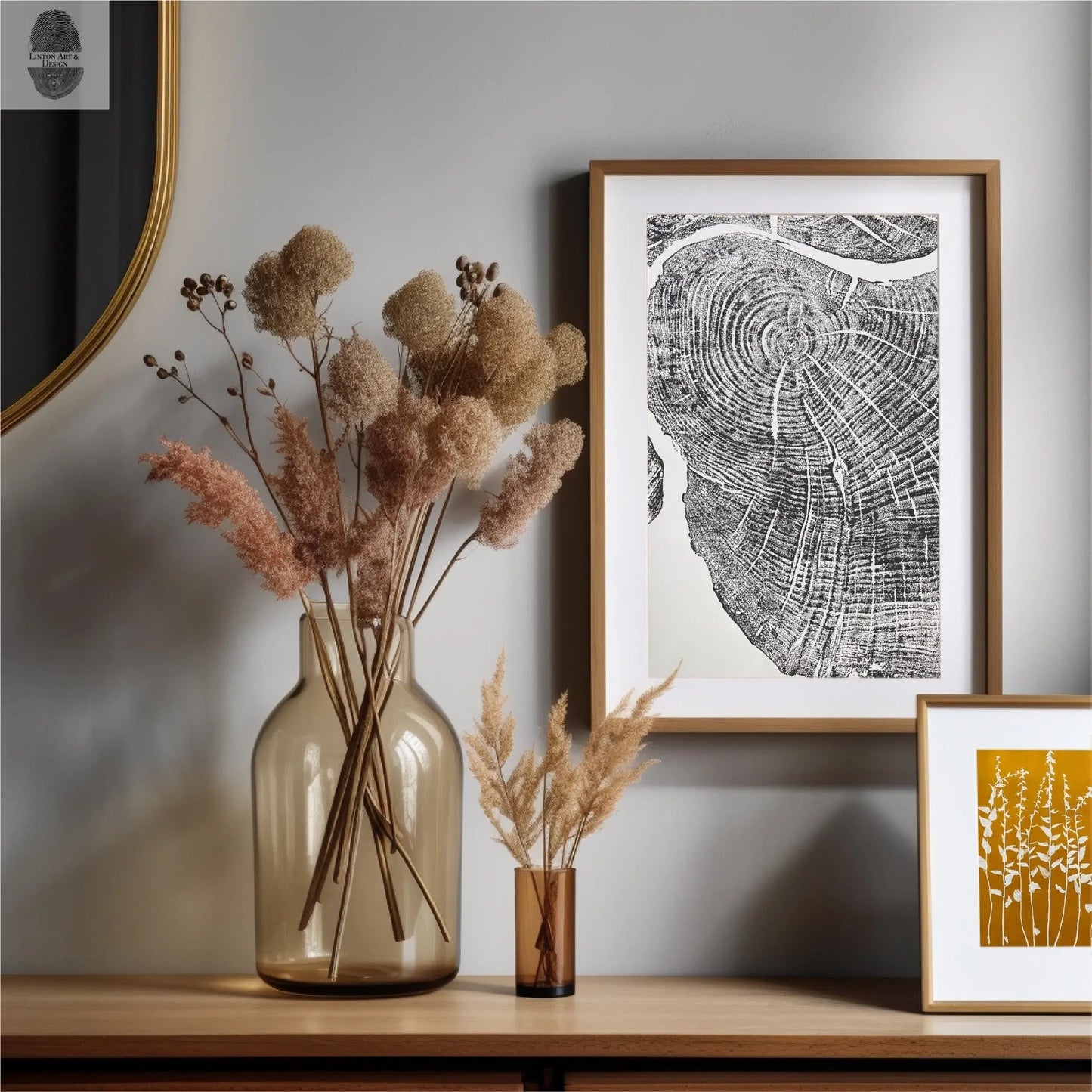 Sugar Maple, Cropped, Limited Edition; Hand pressed and signed.