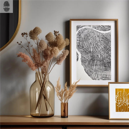 Sugar Maple, Cropped, Limited Edition; Hand pressed and signed.