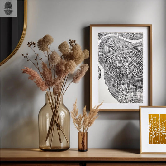 Sugar Maple, Cropped, Limited Edition; Hand pressed and signed.