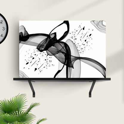 Black Abstract Canvas Wall Art
