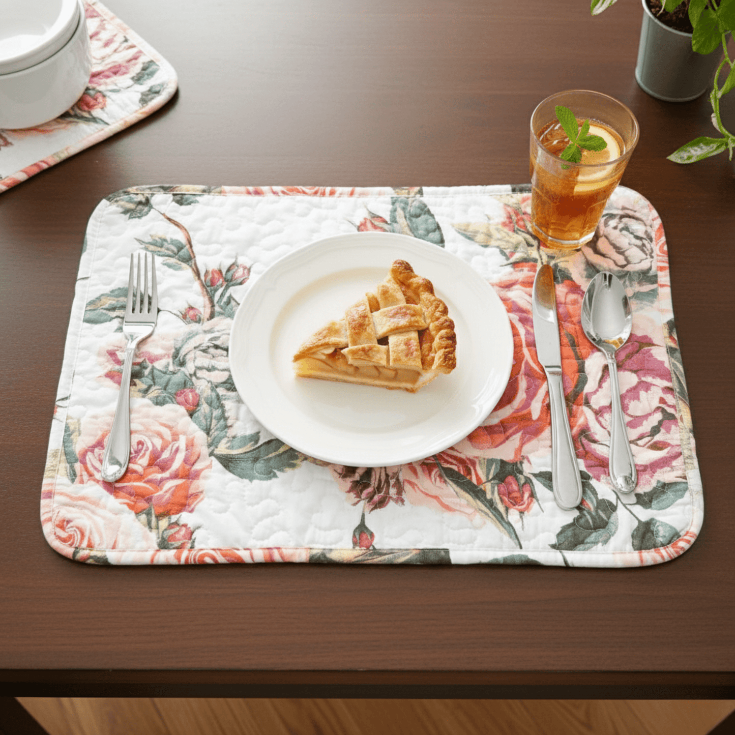 Quilted Dining Placemats 13” x 19”, set 4