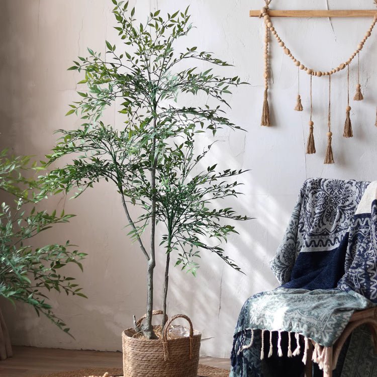 Lifelike Nandina Indoor Tree