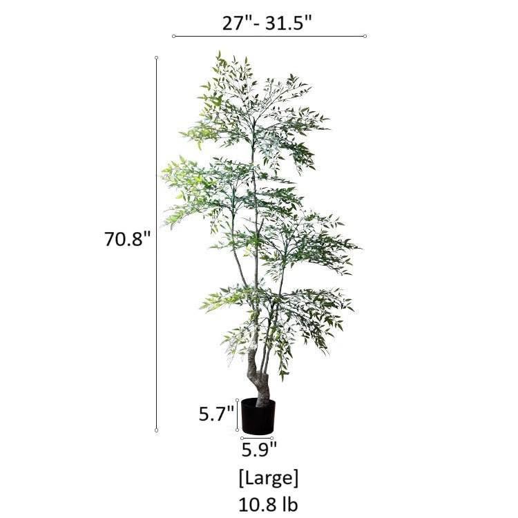 Lifelike Nandina Indoor Tree