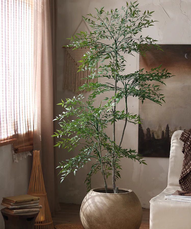 Lifelike Nandina Indoor Tree