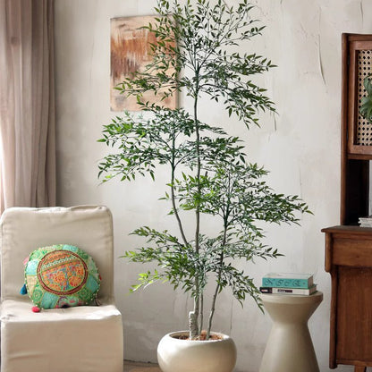 Lifelike Nandina Indoor Tree