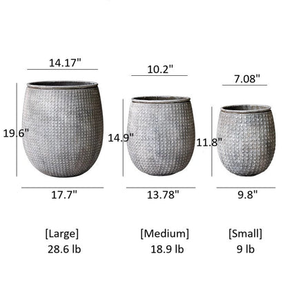 StoneNest Textured Planter