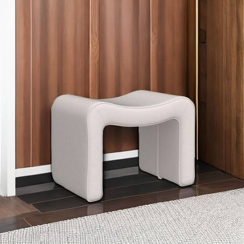 White Ottoman Footstool