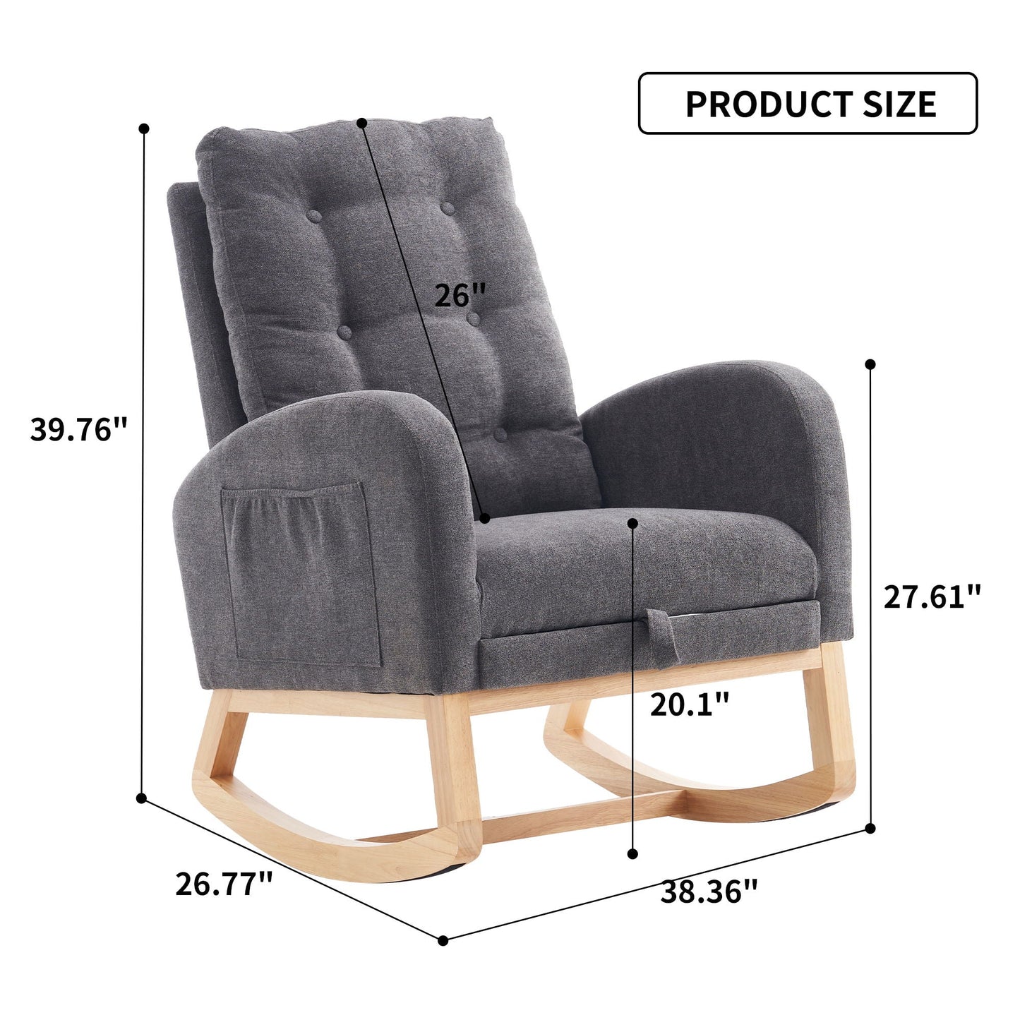 Rocking Chair With Footrest