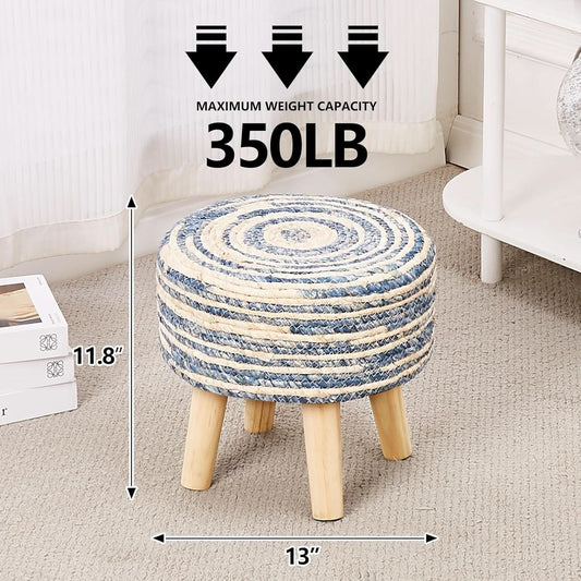 Seagrass Ottoman/Footstool