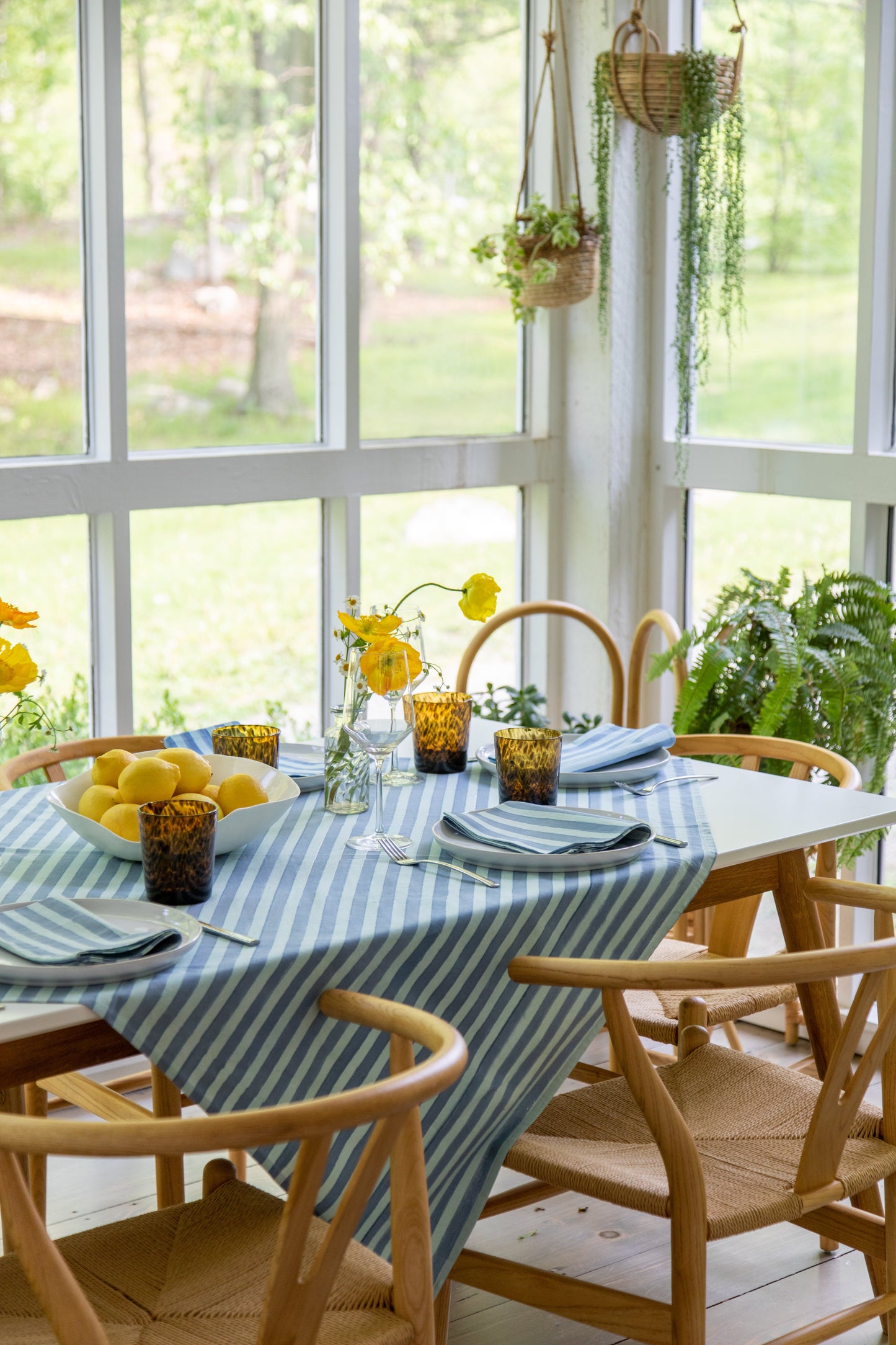 Striped Napkins, set 4