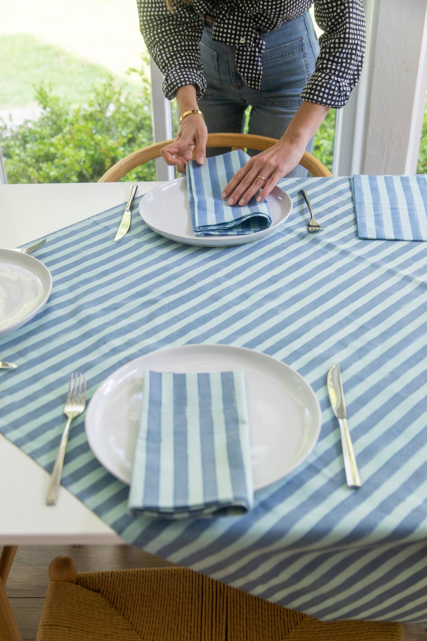 Striped Napkins, set 4