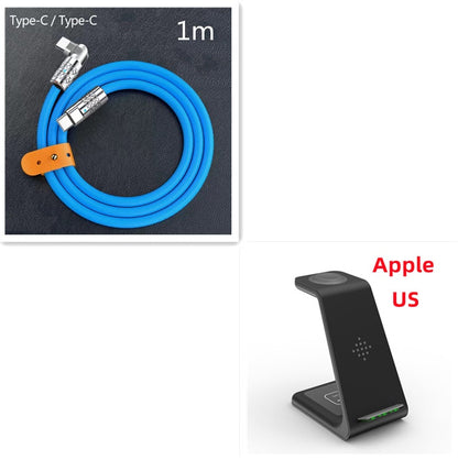 3 In 1 Fast Charging Station Wireless Charger