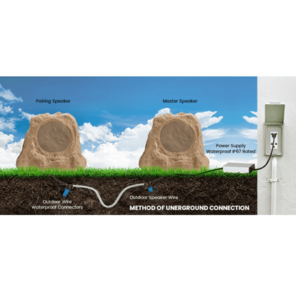 Solar-Charge Rock Speaker Canyon Sandstone