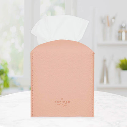 Leather Square Tissue Box Holder