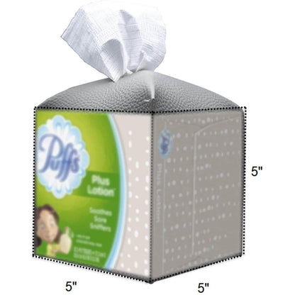 Leather Square Tissue Box Holder