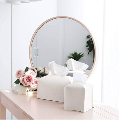 Leather Square Tissue Box Holder