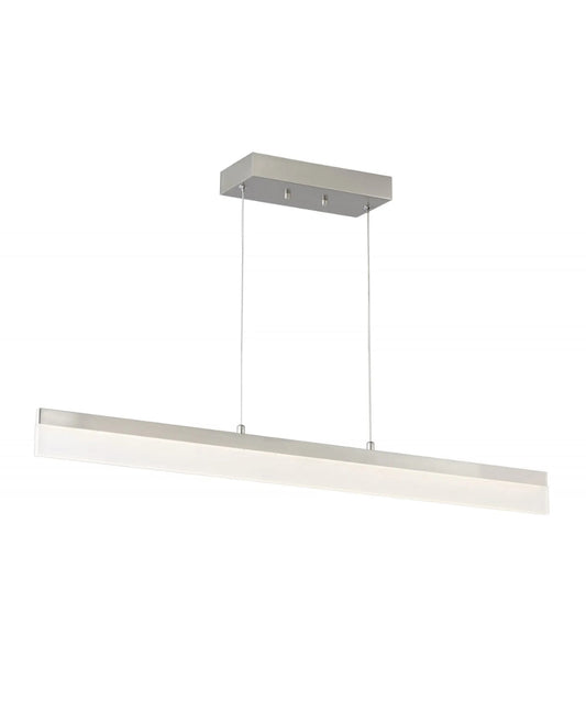 Light Bar Ribbon LED Kitchen Island Light Fixtur,e Brushed Nickel Finish