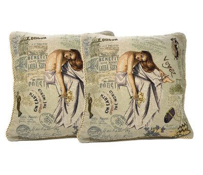 Vintage Tapestry Throw Pillow Cover