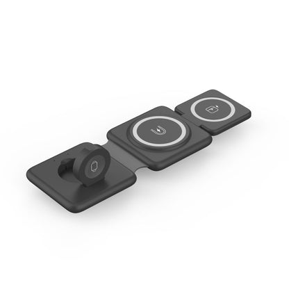 Folding Magnetic Suction Wireless Charger, 3-in-1