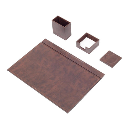Leather Desk Set-4 PCS