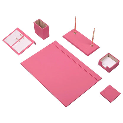 Leather Desk Set8 Accessories -