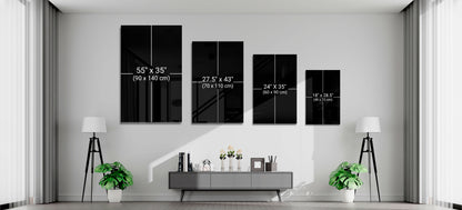 Abstract Glass Wall Art