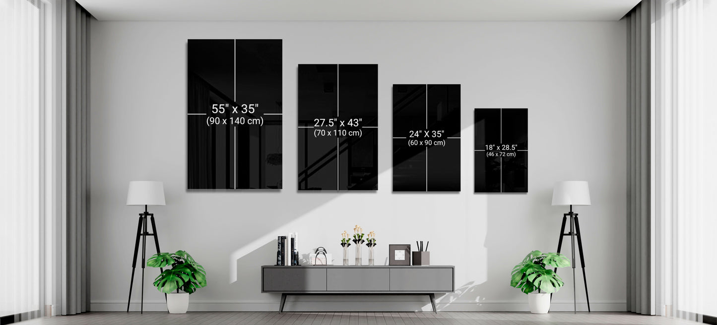 Marilyn Monroe Glass Wall Art || Designer Collection