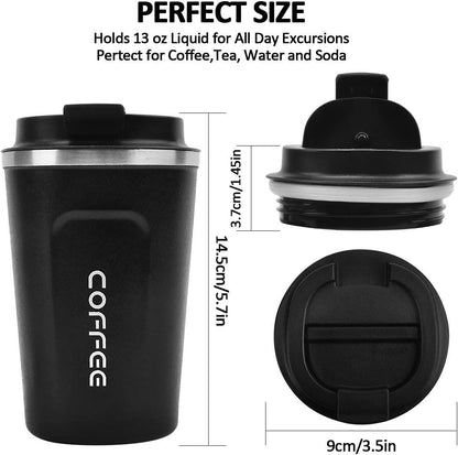 12 oz Stainless Steel Vacuum Insulated Tumbler - Spill Proof with Lid