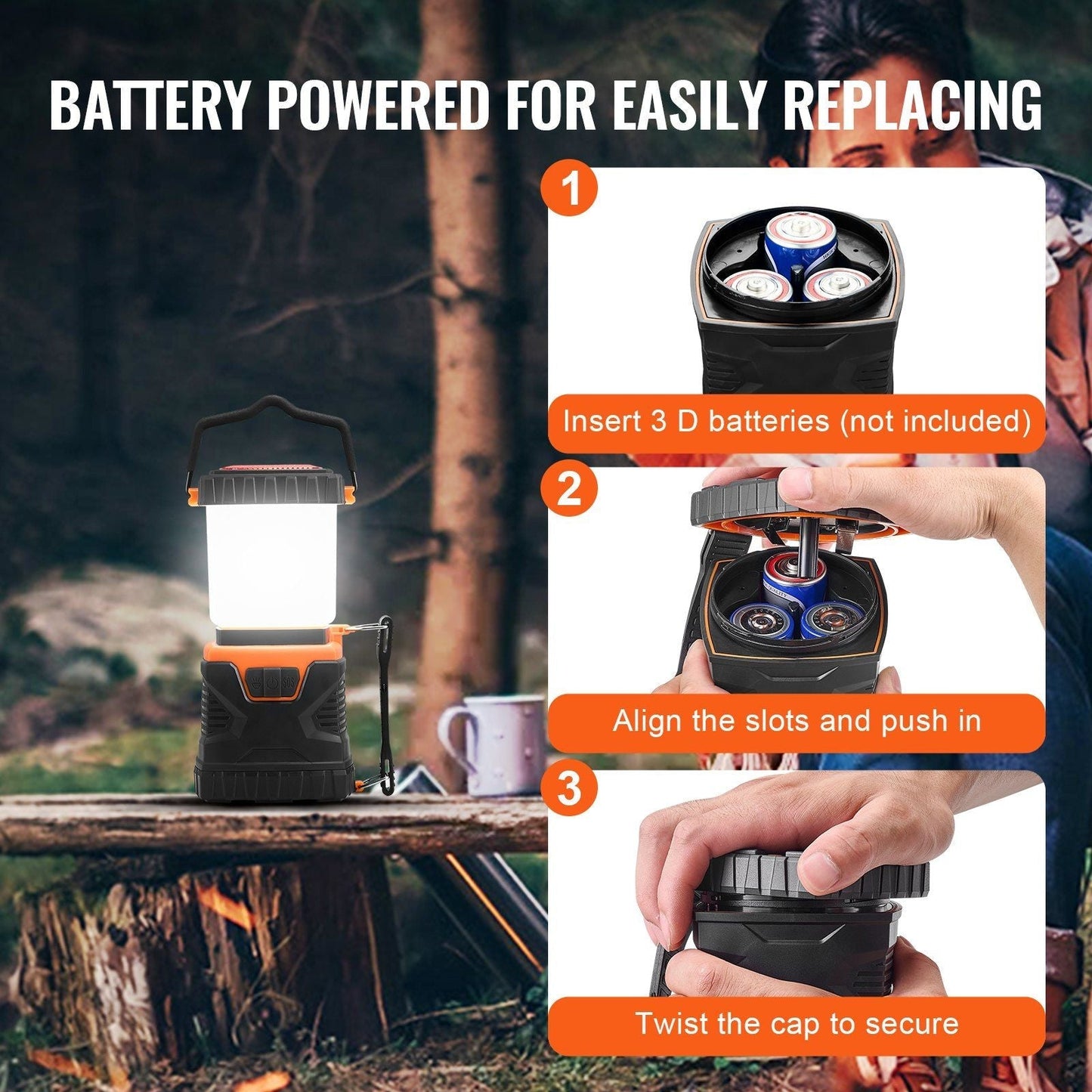 LED Lantern Battery Powered