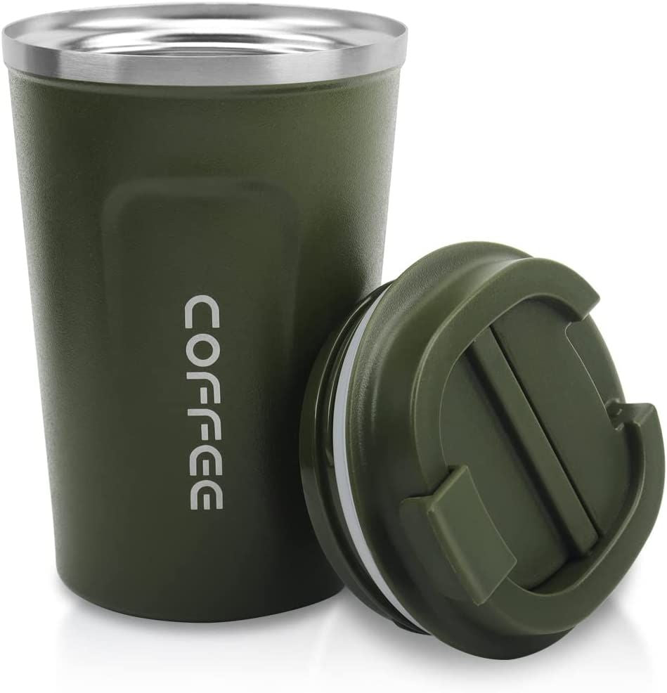 12 oz Stainless Steel Vacuum Insulated Tumbler - Spill Proof with Lid