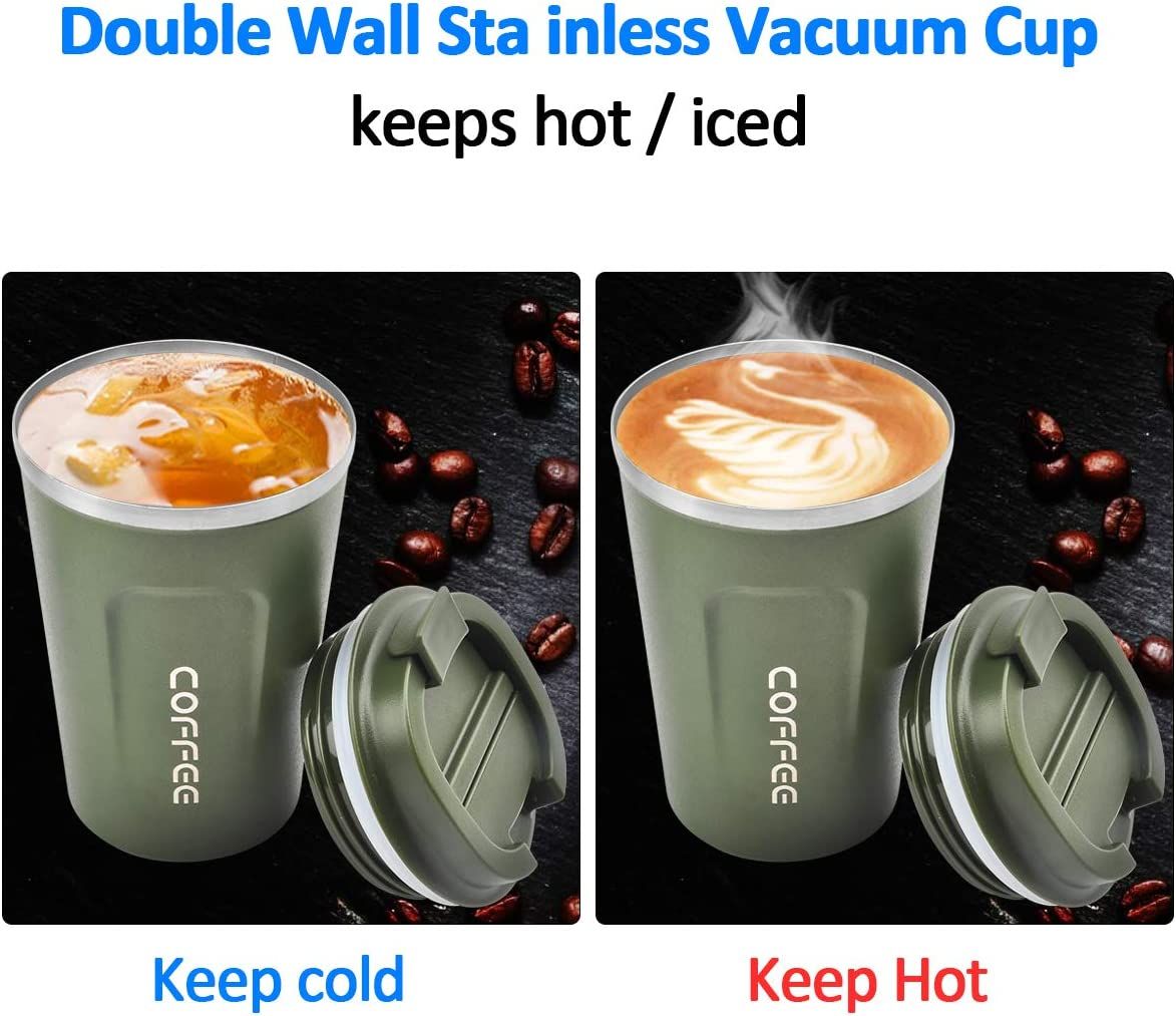 12 oz Stainless Steel Vacuum Insulated Tumbler - Spill Proof with Lid