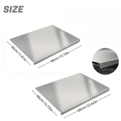 Stainless Steel Cutting Board over Sink