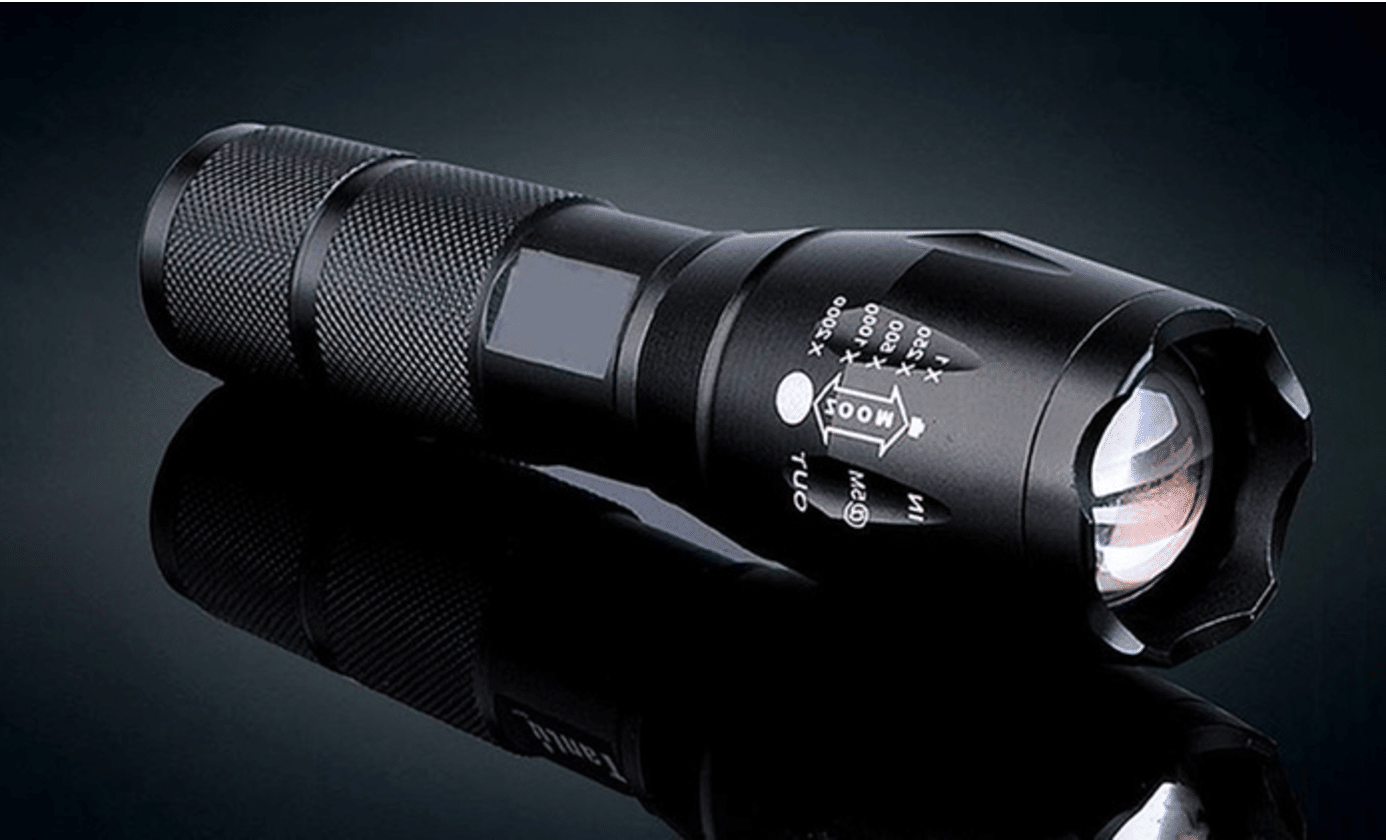 Portable Mini Flashlight LED, ZOOM