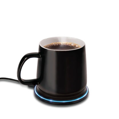 2-In-1 Smart Mug Warmer & QI Wireless Charger