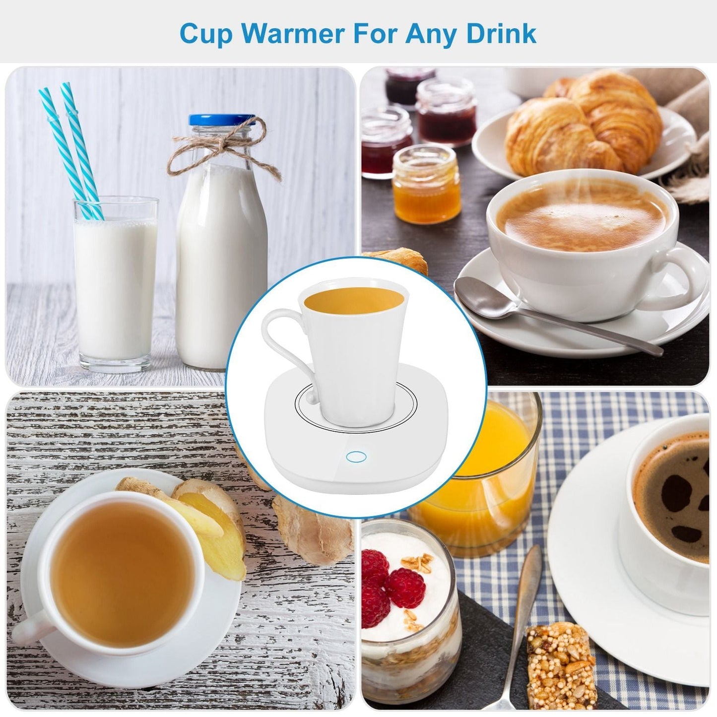 Coffee Mug Warmer with Auto Shut Off